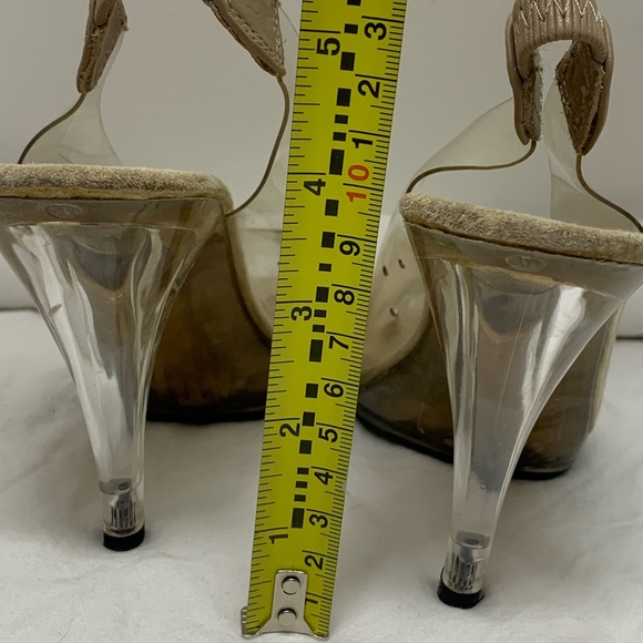 Frederick Leone - Clear acrylic/competition heels, size 5, 4” heel - Picture 6 of 6